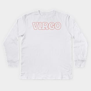 Virgo Vibe Kids Long Sleeve T-Shirt